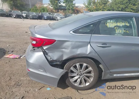 2015 Hyundai Sonata Sport z USA, uszkodzony, nr VIN 5NPE34AF2FH208612
